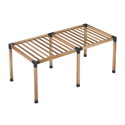 Kendin Yap Pergole Sistemi – Kirişli – 9×9 Kalas – İki Bölümlü