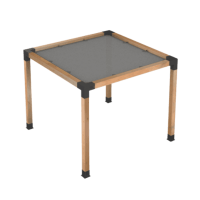 Kendin Yap Pergole Sistemi – Jüt Perdeli – 9×9 Kalas