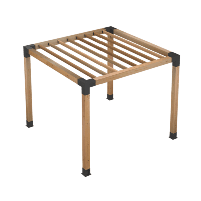 Kendin Yap Pergole Sistemi – Kirişli – 9×9 Kalas