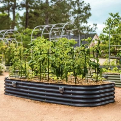 Modüler Yükseltilmiş Bahçe Yatağı - Sebze Yatağı - Antrasit